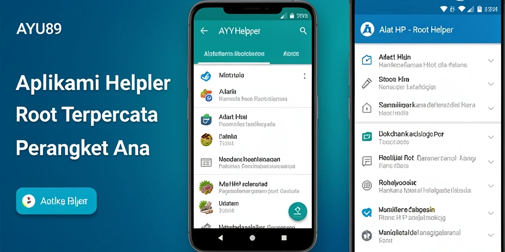 Tampilan antarmuka AYU89 yang sederhana dan efisien.