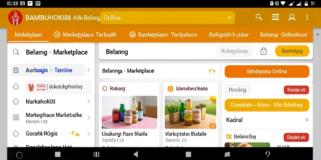 Tampilan antarmuka pengguna BAMBUHOKI88 yang sederhana dan menarik.