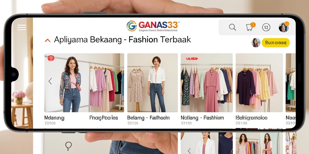 Tampilan antarmuka aplikasi GANAS33 yang modern dan intuitif.