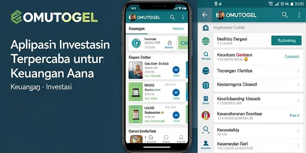 Tampilan antarmuka OMUTOGEL yang modern dan fungsional untuk investasi.