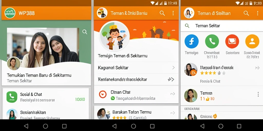 Antarmuka pengguna WP888 yang menarik dan fungsional.