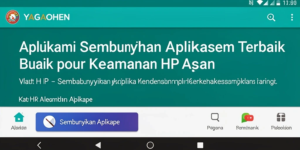 Antarmuka YAGAOHEN yang menawan dan fungsional.